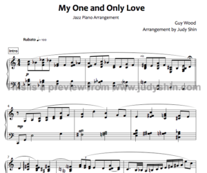 My One and Only Love Piano Arrangement - Image 2