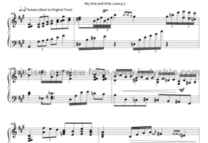 My One and Only Love Piano Arrangement - Image 3