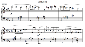 Stardust Piano Arrangement (Db) - Image 3