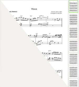 Wave (Jobim) Piano Arrangement