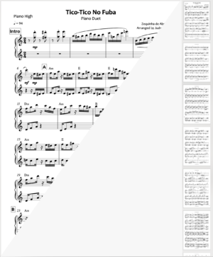 Tico-Tico Piano Duet - 이미지 4