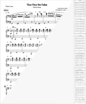 Tico-Tico Piano Duet - 이미지 3