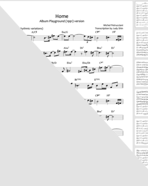 Home (Michel Petrucciani)